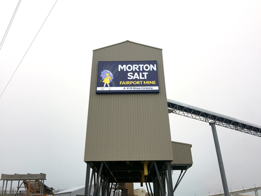 Morton Salt Wall Sign - By Akers Signs